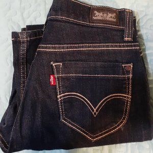rare dark blue bootcut 529 Levis 31-inch waist 36-length. Black label
